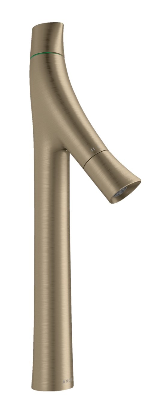 Смеситель для раковины Axor Starck Organic 240 мм, Brushed Nickel (12013820) Для раковины Никель