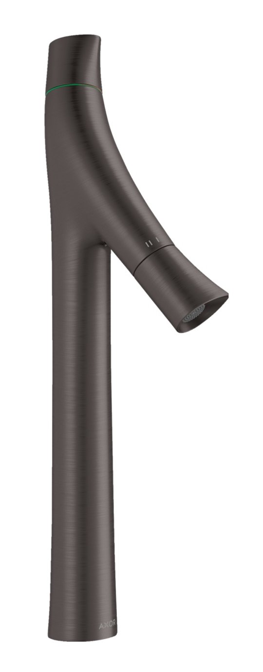 Смеситель для раковины Axor Starck Organic 240 мм, Brushed Black Chrome (12013340) Для раковины Черный
