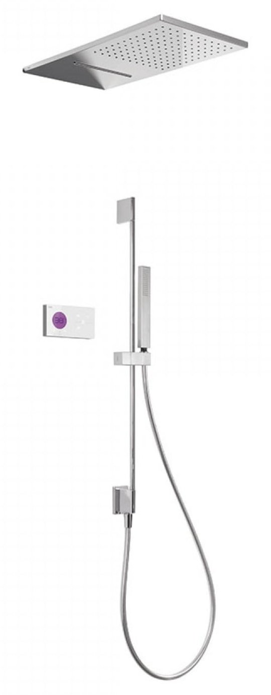 Электронный душевой комплект скрытого монтажа Tres SHOWER TECHNOLOGY (09286307) Душевые комплекты (системы) Хром