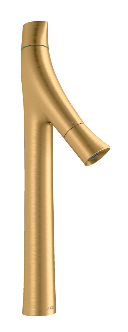 Змішувач для раковини Axor Starck Organic 240 мм, Brushed Brass (12013950) Для раковини Латунь