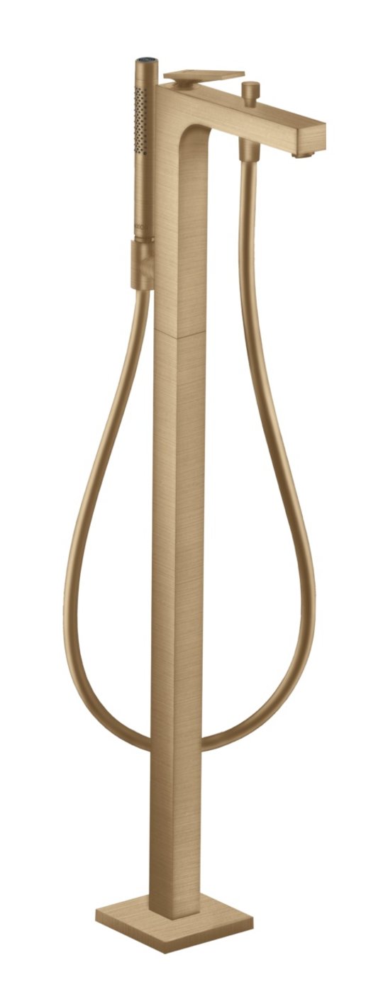 Підлоговий змішувач для ванни Axor Citterio, Brushed Bronze (39440140) Для ванни Бронза