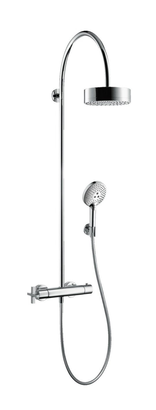 Термостатическая душевая стойка Axor Showers 180 мм 1jet (39670000) Душевые стойки Хром