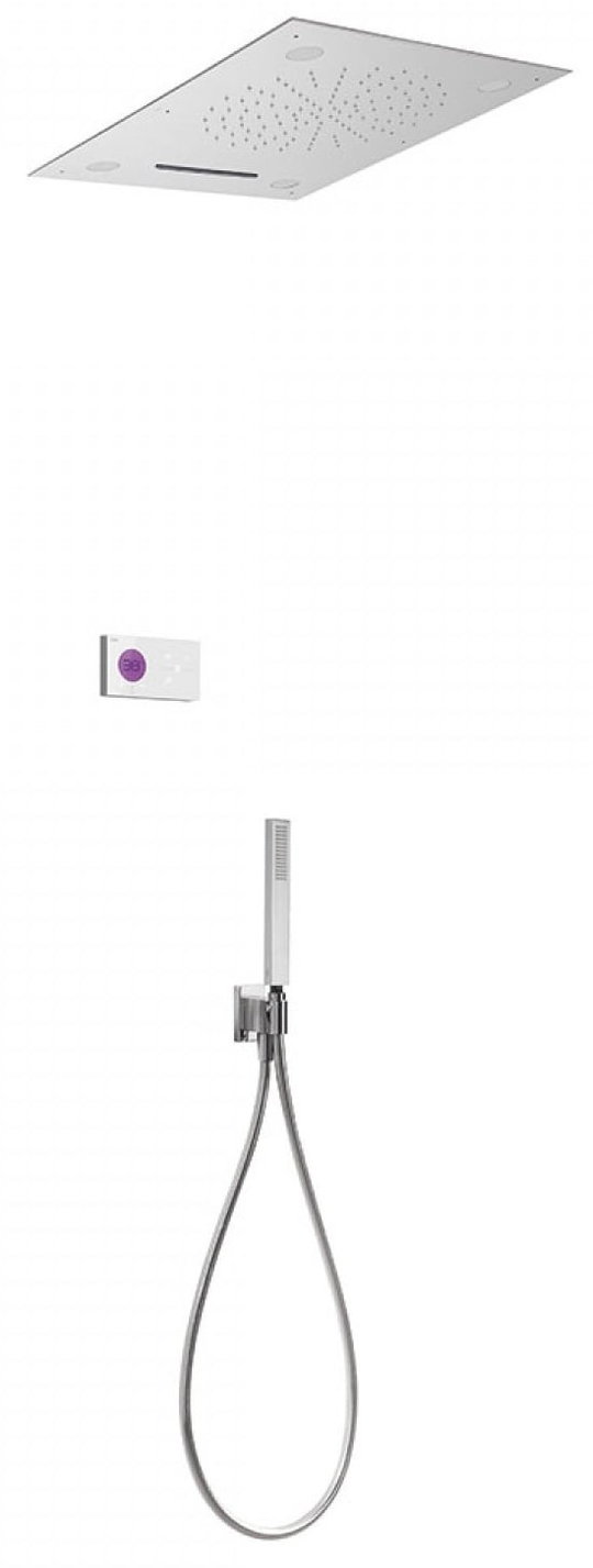 Электронный душевой комплект скрытого монтажа Tres SHOWER TECHNOLOGY (09286302) Душевые комплекты (системы) Хром