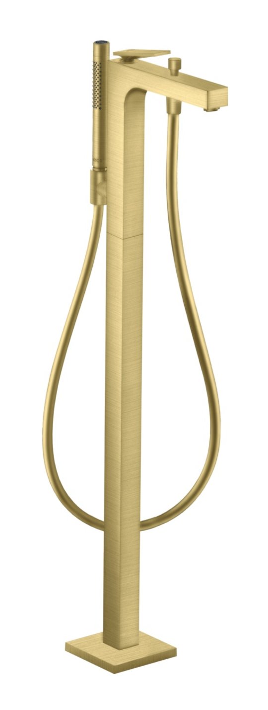 Напольный смеситель для ванны Axor Citterio, Brushed Brass (39440950) Для ванны Латунь
