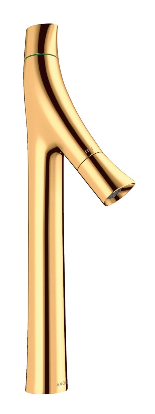 Смеситель для раковины Axor Starck Organic 240 мм, Polished Gold Optic (12013990) Для раковины Золото