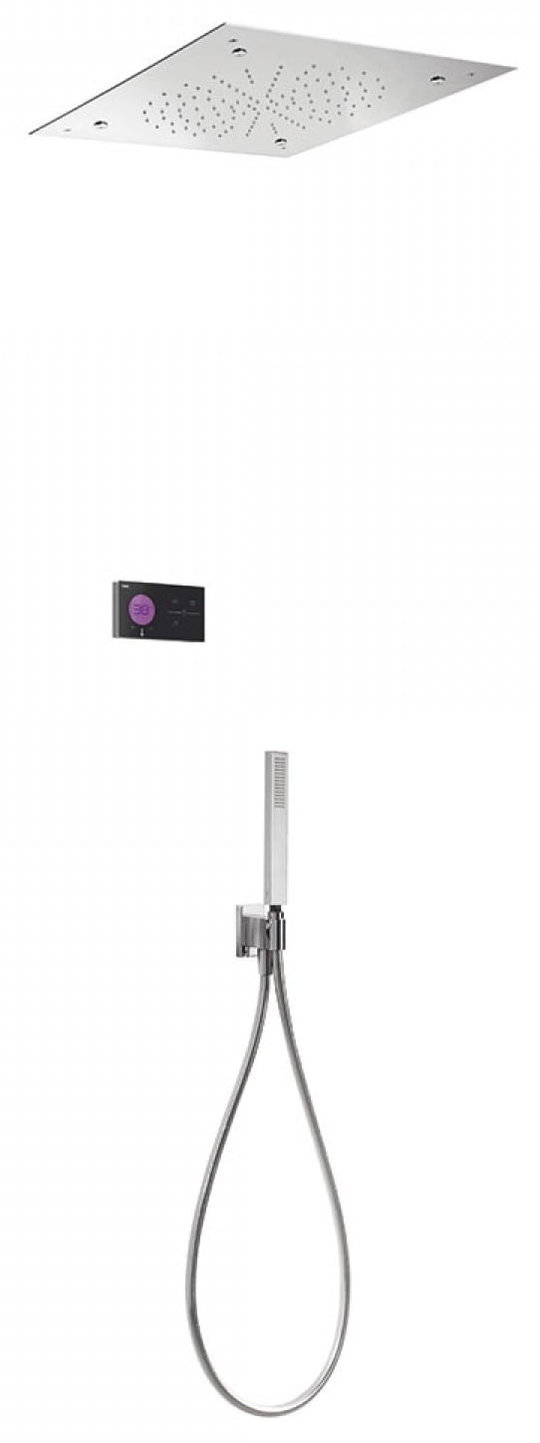 Электронный душевой комплект скрытого монтажа Tres SHOWER TECHNOLOGY (09288306) Душевые комплекты (системы) Хром