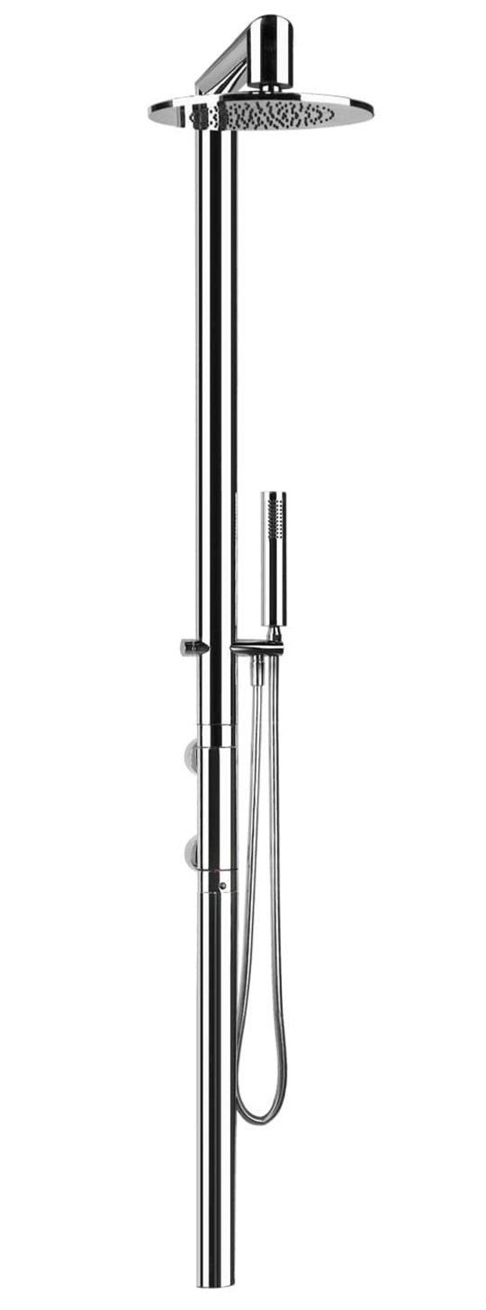 Душова система Gessi Ovale (21635-031) Душові стійки Хром