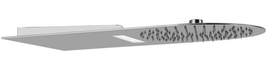 Верхній душ Gessi Tremillimetri (33075-238) Верхні душі Хром