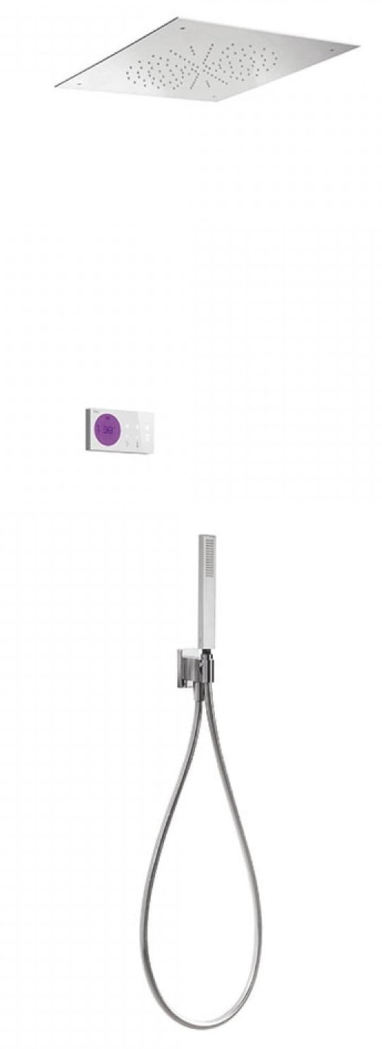 Электронный душевой комплект скрытого монтажа Tres SHOWER TECHNOLOGY (09286584) Душевые комплекты (системы) Хром