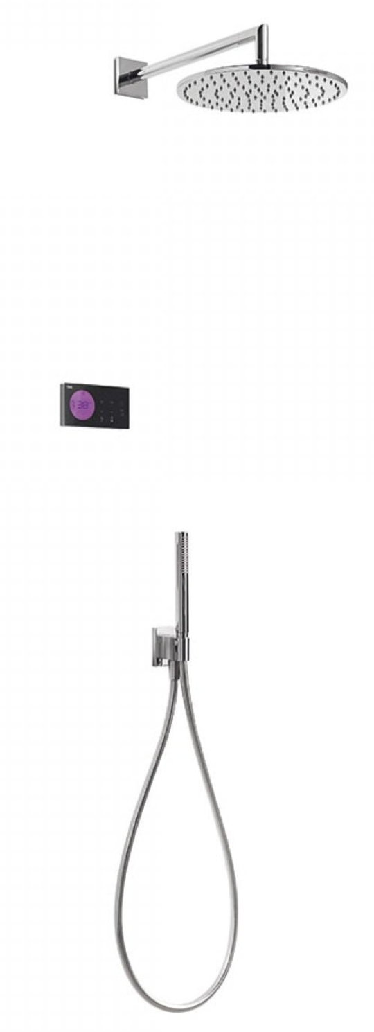 Электронный душевой комплект скрытого монтажа Tres SHOWER TECHNOLOGY (09288558) Душевые комплекты (системы) Хром