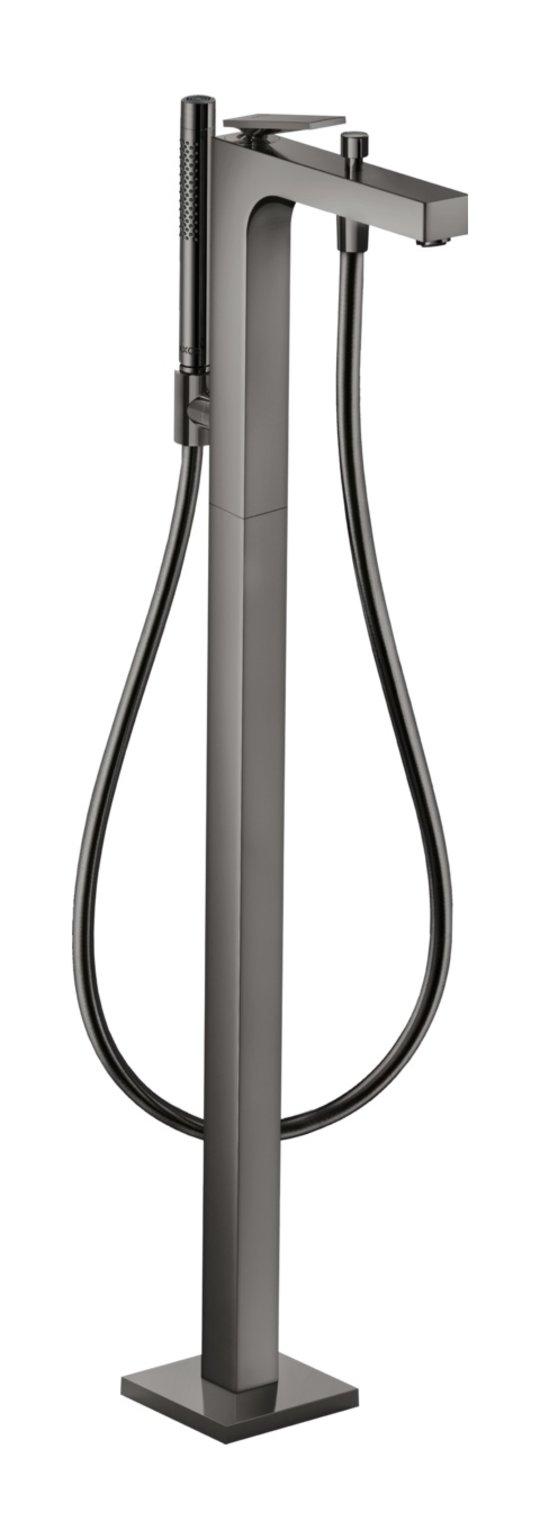 Напольный смеситель для ванны Axor Citterio, Polished Black Chrome (39440330) Для ванны Хром-черный