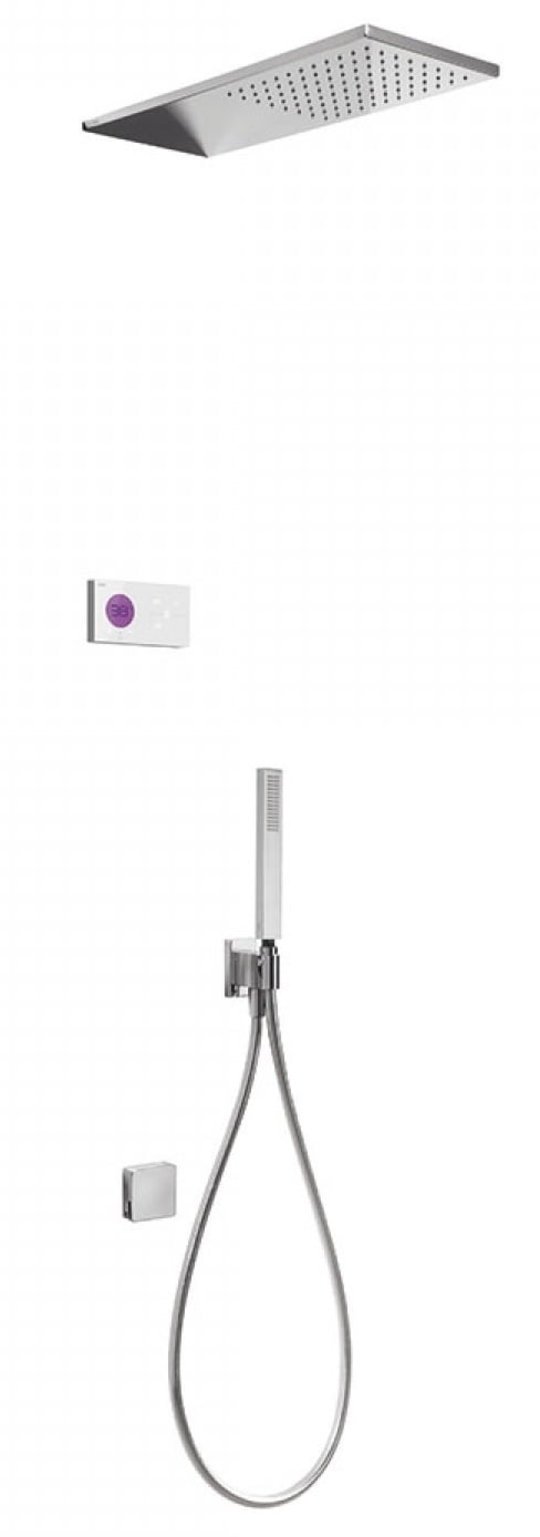 Электронный душевой комплект скрытого монтажа Tres SHOWER TECHNOLOGY (09286318) Душевые комплекты (системы) Хром