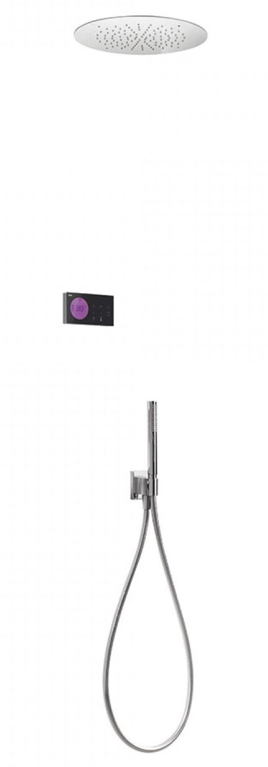 Электронный душевой комплект скрытого монтажа Tres SHOWER TECHNOLOGY (09288555) Душевые комплекты (системы) Хром