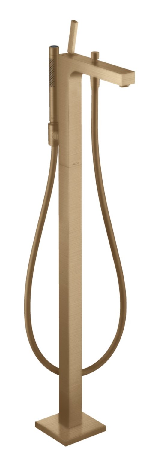 Напольный смеситель для ванны Axor Citterio, Brushed Bronze (39451140) Для ванны Бронза