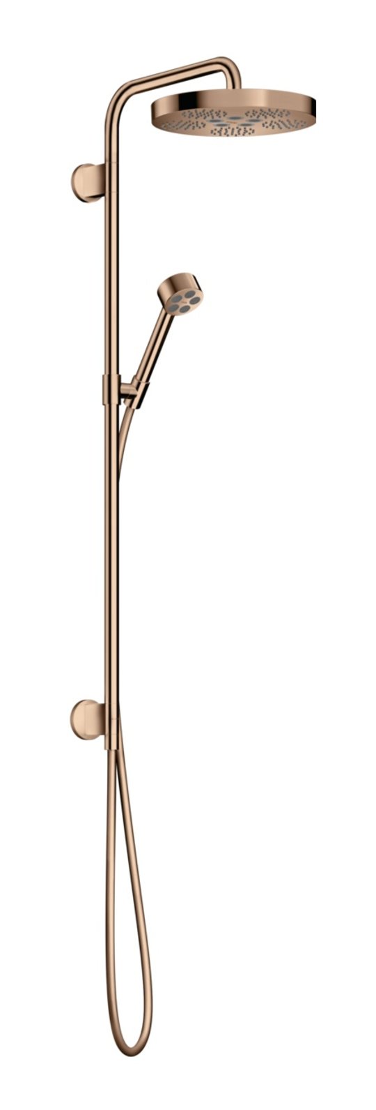 Душова стійка Axor One 280 мм 1jet, Polished Red Gold (48790300) Душові стійки Червоне золото