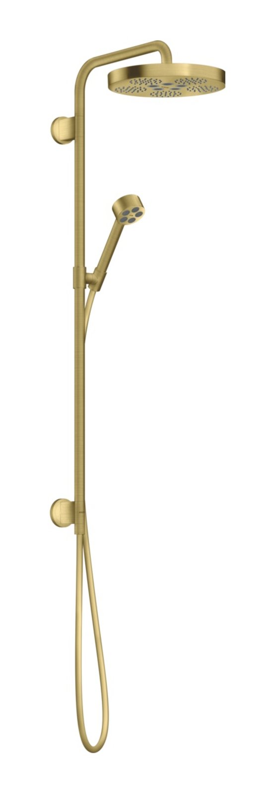 Душова стійка Axor One 280 мм 1jet, Brushed Brass (48790950) Душові стійки Латунь