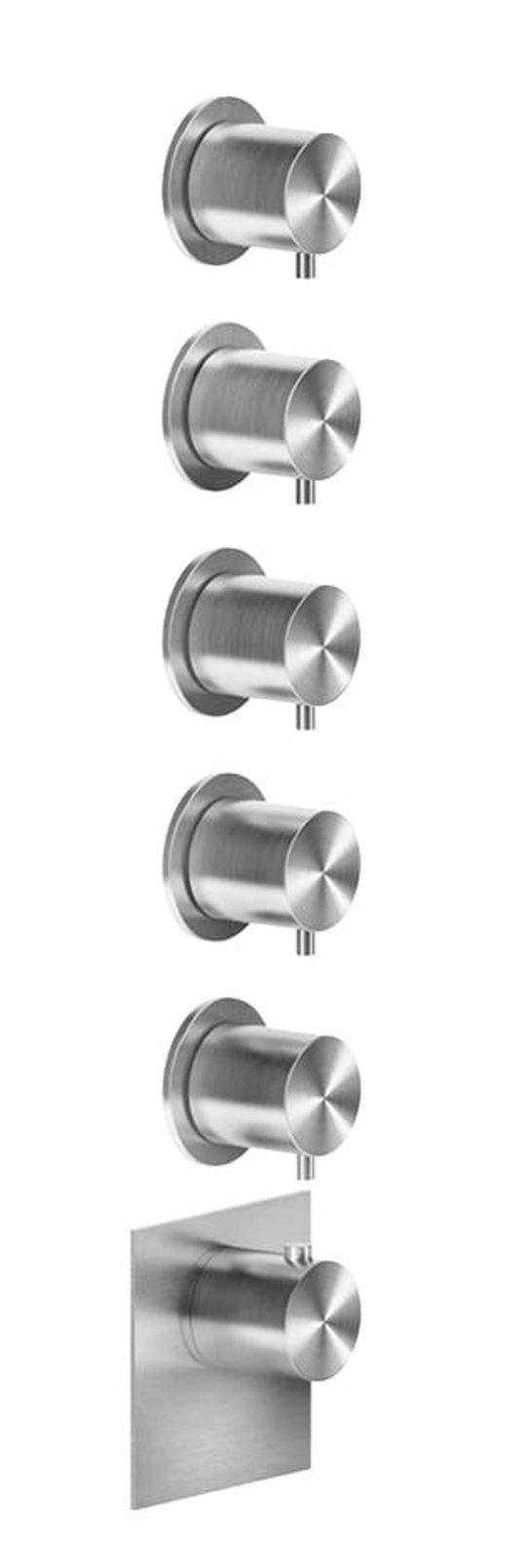 Смеситель Gessi Gessi316 WELLNESS (54510-239) Для ванны, Для душа Нерж. сталь