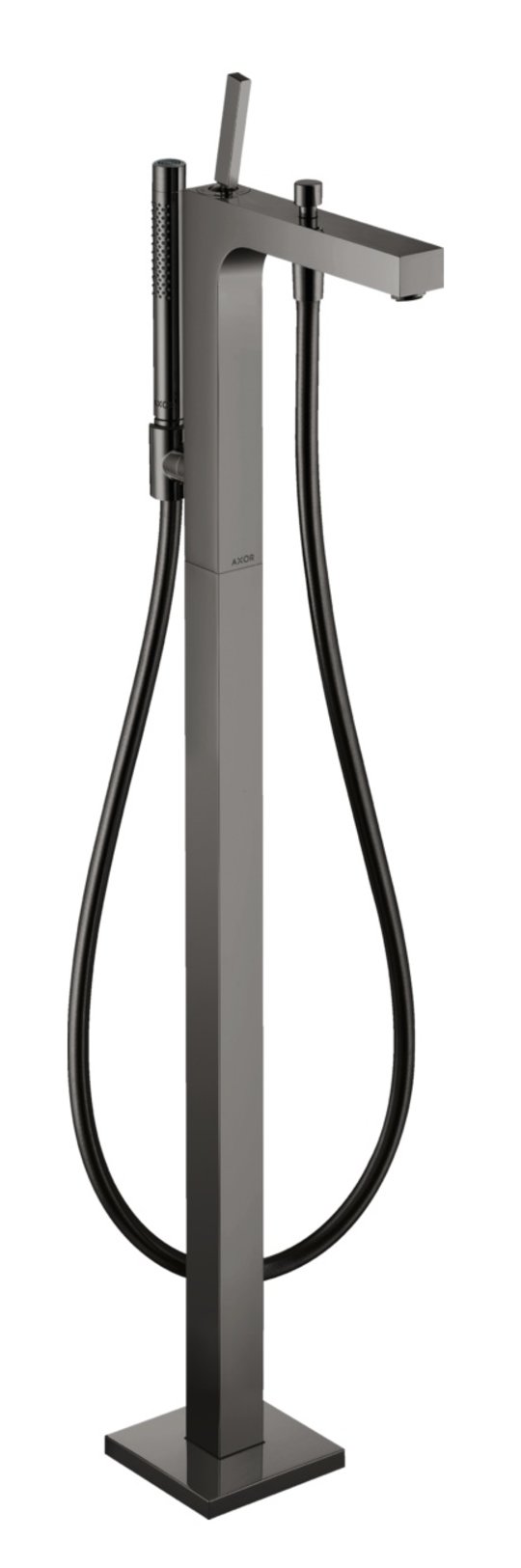Напольный смеситель для ванны Axor Citterio, Polished Black Chrome (39451330) Для ванны Черный