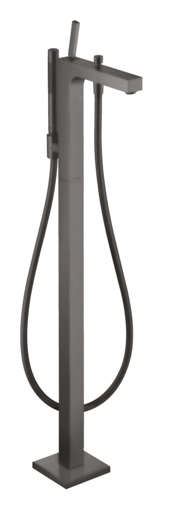Напольный смеситель для ванны Axor Citterio, Brushed Black Chrome (39451340) Для ванны Черный