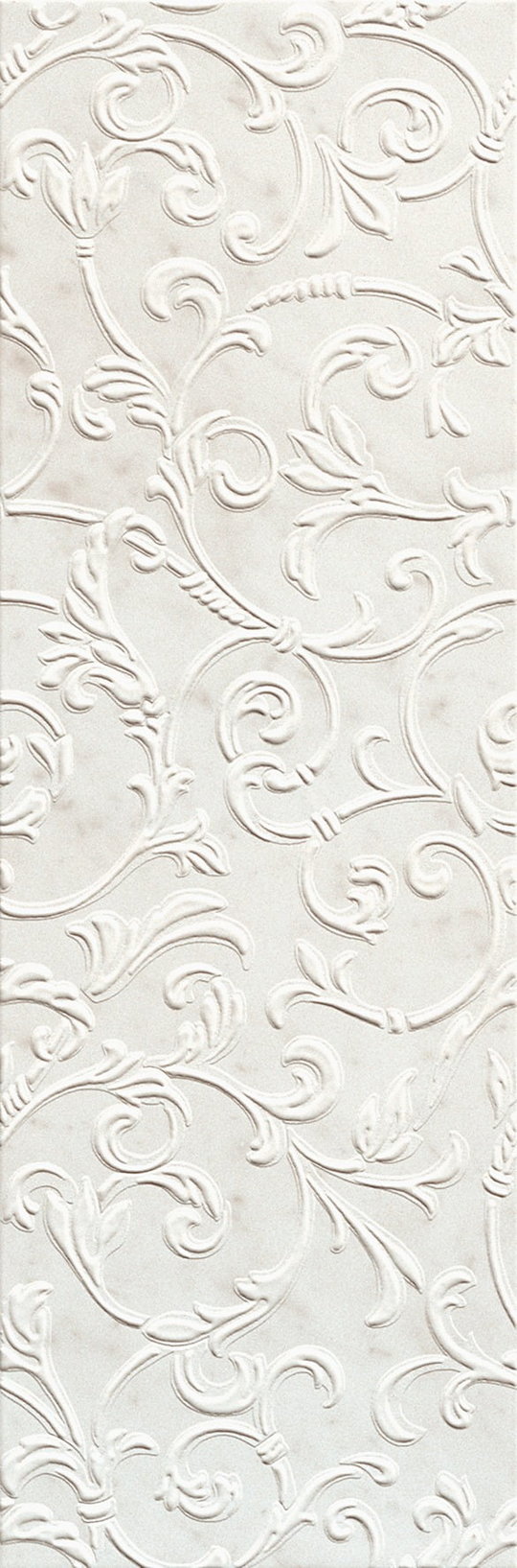 Декор Fap Roma Diamond Acanto Carrara Inserto 25*75 (fNI2) FAP Ceramiche Для кухни, Для общественных помещений, Для жилых помещений, Для ванной