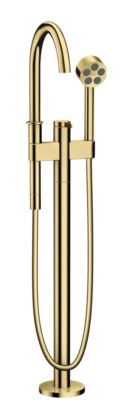 Підлоговий змішувач для ванни Axor One, Polished Brass (48440930) Для ванни Латунь