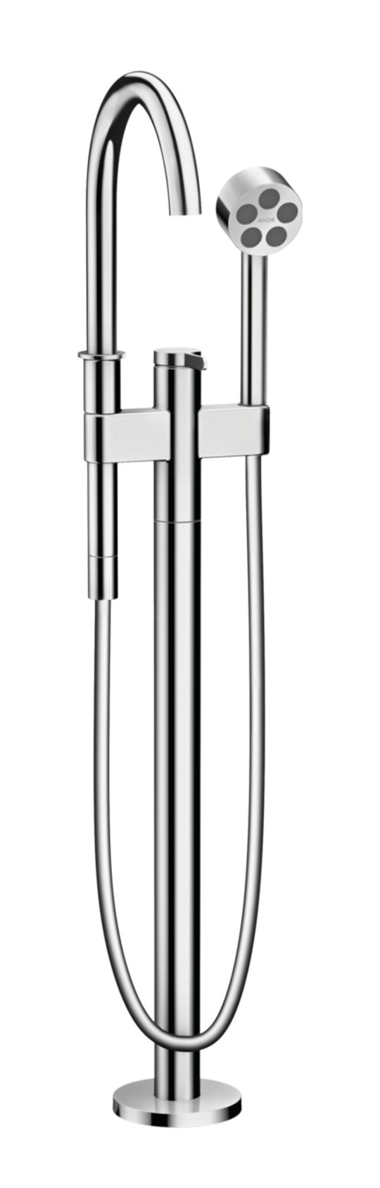 Напольный смеситель для ванны Axor One, Polished Chrome (48440020) Для ванны Хром
