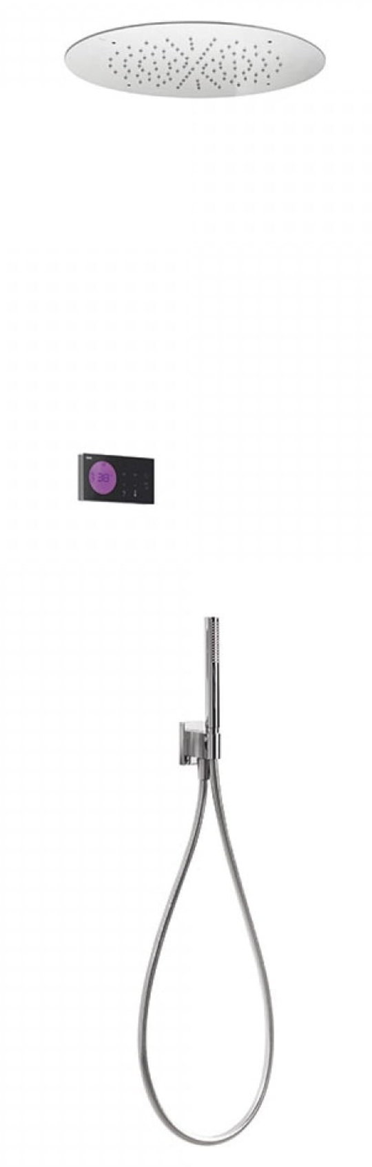 Электронный душевой комплект скрытого монтажа Tres SHOWER TECHNOLOGY (09288557) Душевые комплекты (системы) Хром