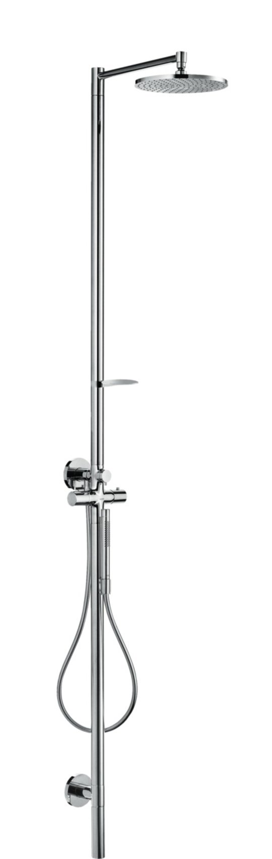 Термостатическая душевая стойка Axor Showers 240 мм 1jet (10912000) Душевые стойки Хром