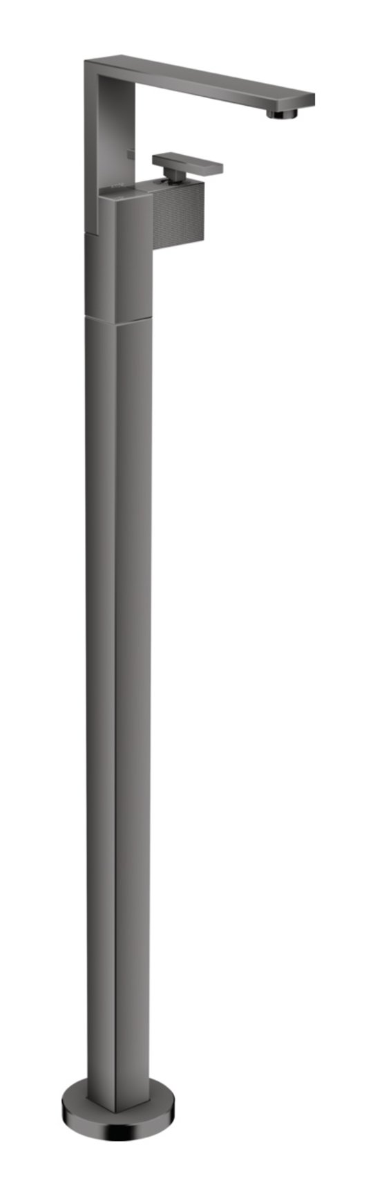 Підлоговий змішувач для раковини Axor Edge diamond cut, Polished Black Chrome (46041330) Для раковини Чорний глянсовий 