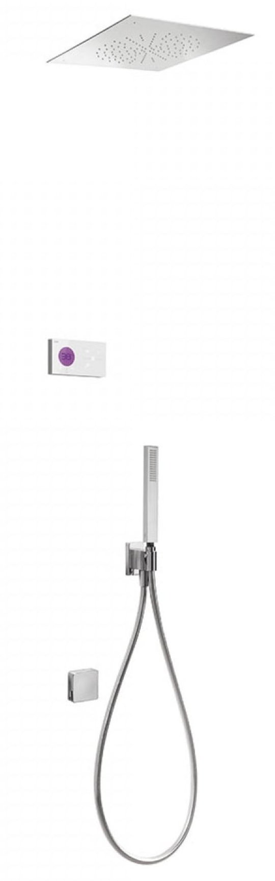 Электронный душевой комплект скрытого монтажа Tres SHOWER TECHNOLOGY (09286317) Душевые комплекты (системы) Хром
