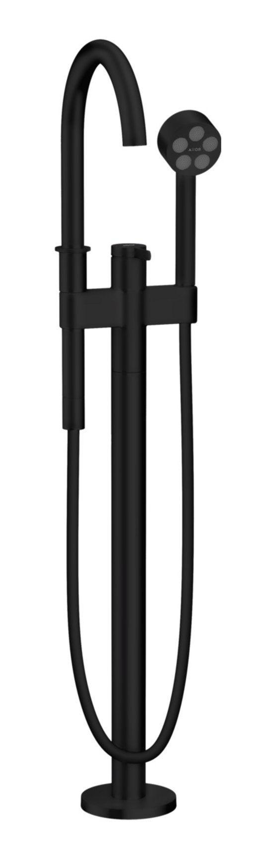 Напольный смеситель для ванны Axor One, Matt Black (48440670) Для ванны Черный, Черный матовый