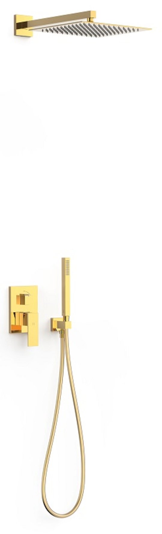 Душевой комплект скрытого монтажа Tres Slim Exclusive SLIM-TRES, золото (00628004OR) Душевые комплекты (системы) Золото