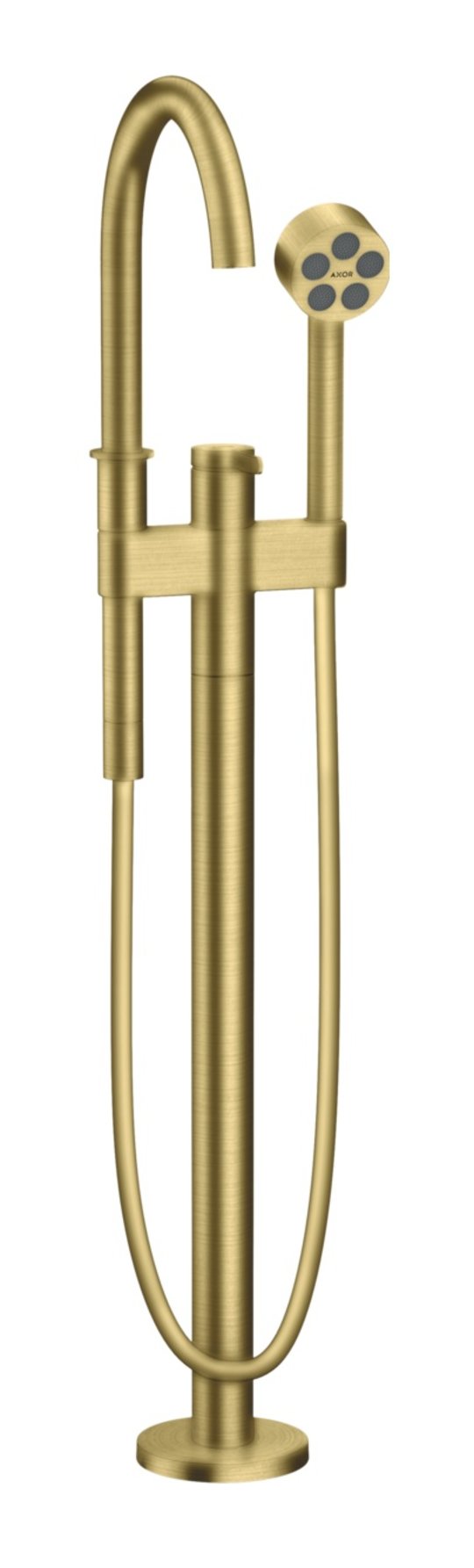 Напольный смеситель для ванны Axor One, Brushed Brass (48440950) Для ванны Латунь