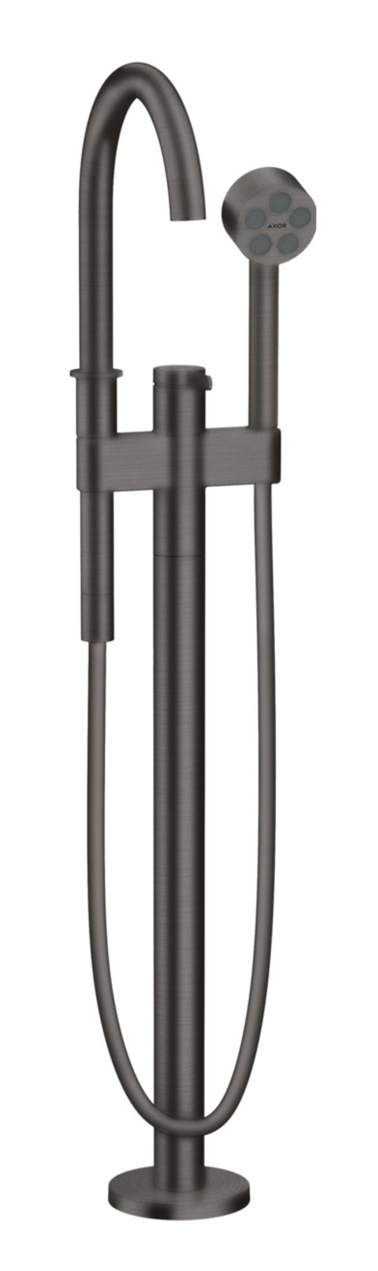 Підлоговий змішувач для ванни Axor One, Brushed Black Chrome (48440340) Для ванни Хром-чорний