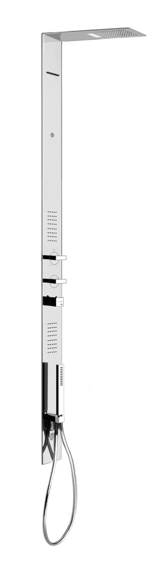 Душевая система Gessi Tremillimetri (39818-238) Душевые стойки Нерж. сталь