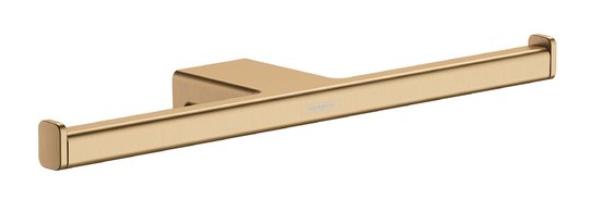 Двойной бумагодержатель Hansgrohe AddStoris, бронза матовая (41748140) Бумагодержатели Hansgrohe