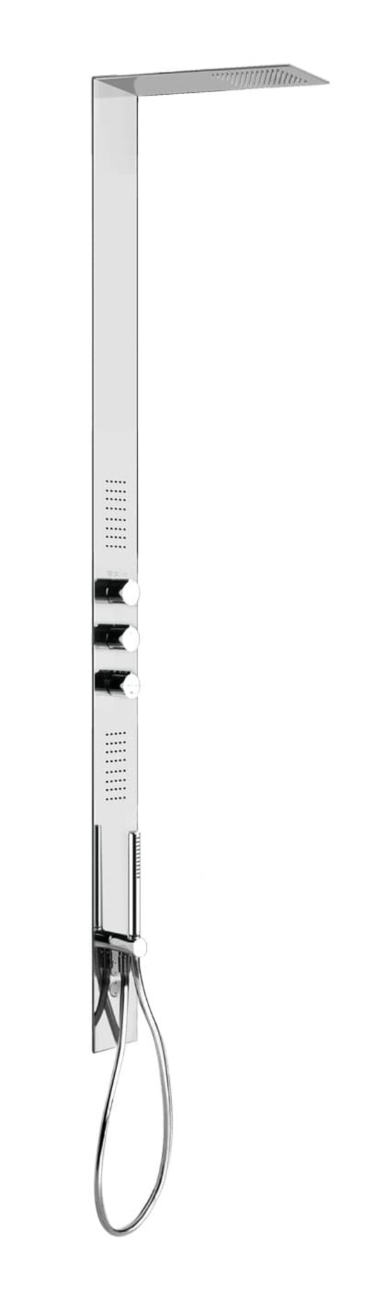 Душевая система Gessi Tremillimetri (39821-238) Душевые стойки Нерж. сталь