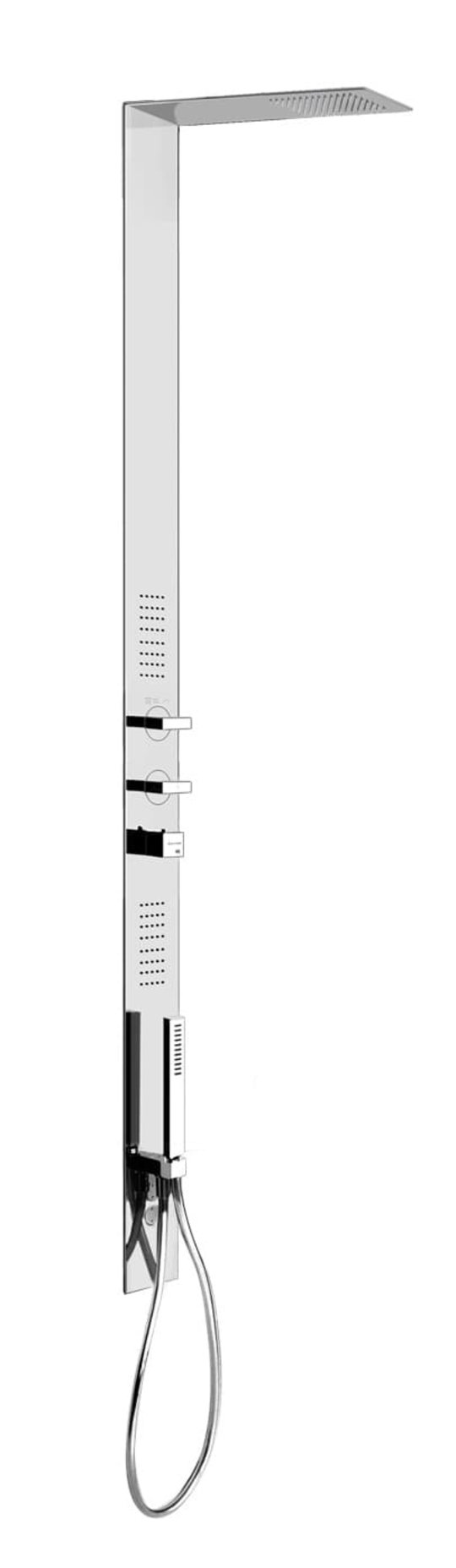 Душевая система Gessi Tremillimetri (39808-238) Душевые стойки Хром