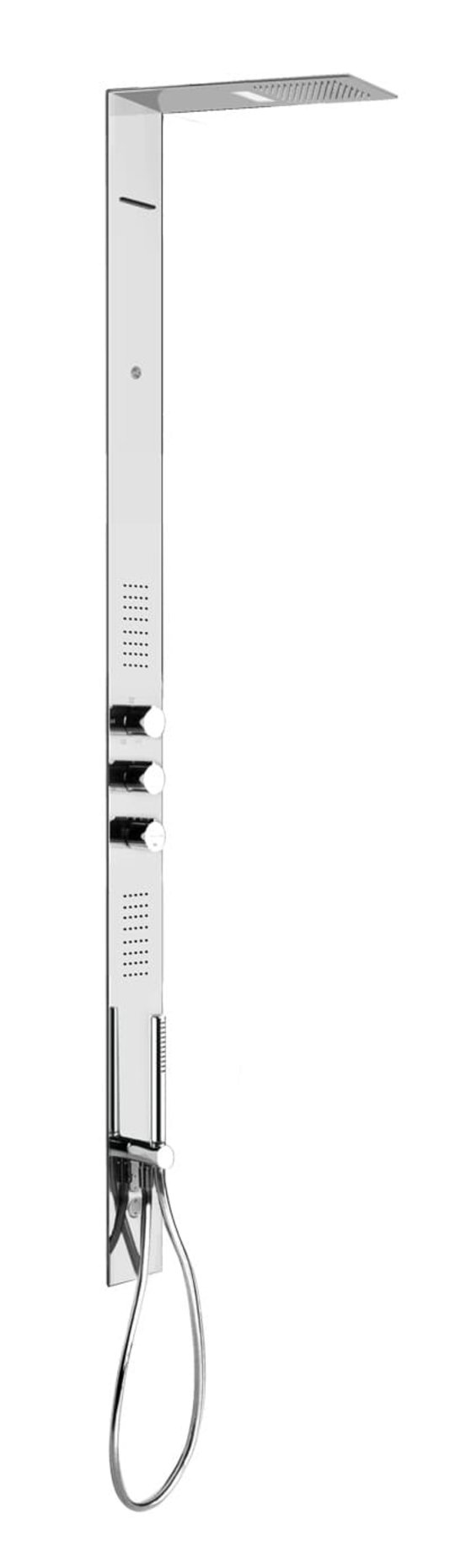 Душевая система Gessi Tremillimetri (39822-238) Душевые стойки Хром