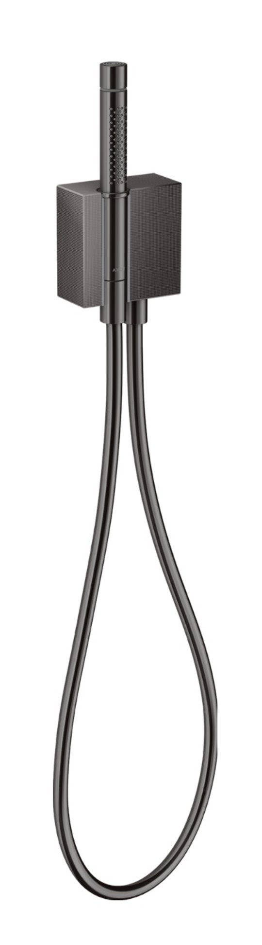 Душевой набор Axor Edge diamond cut, Polished Black Chrome (46521330) Душевые наборы Черный глянцевый 