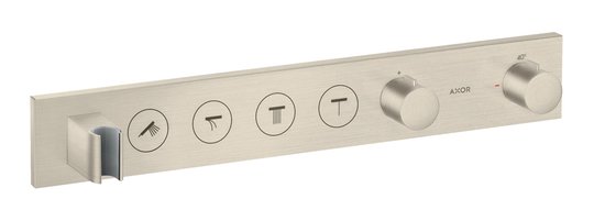 Термостатический смеситель для душа на 4 потребителя Axor MyEdition, Brushed Nickel (18357820) Для душа Никель