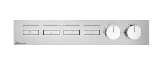 Термостатичний змішувач на 4 споживача Gessi Hi-Fi (63016-031) Для ванни, Для душа Хром