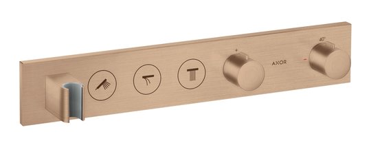 Термостатический смеситель для душа на 3 потребителя Axor MyEdition, Brushed Red Gold (18356310) Для душа Красное золото