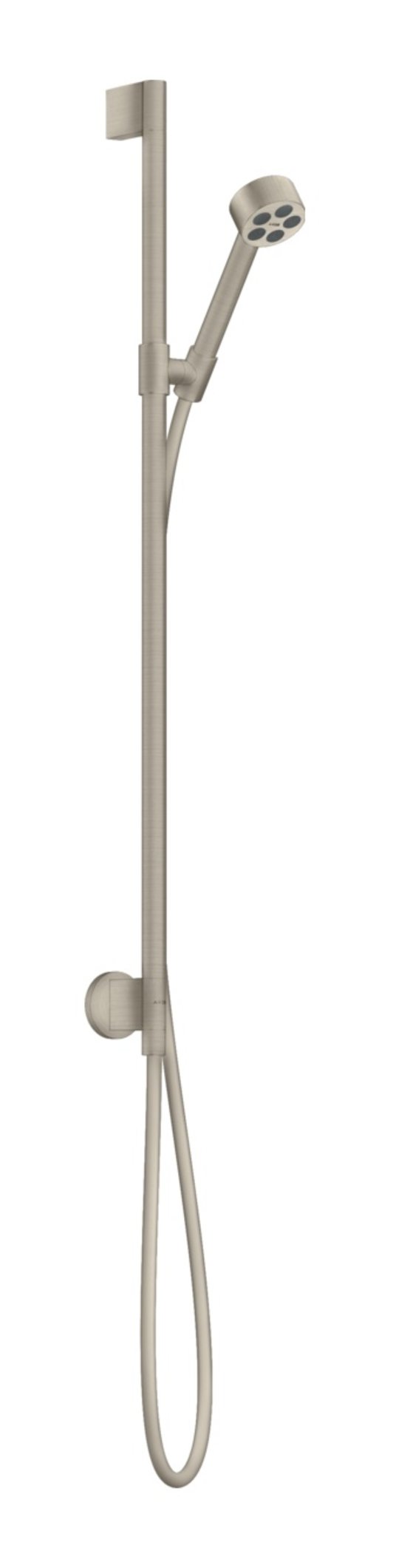 Душовий набір Axor One 75 мм 1jet, Brushed Nickel (48791820) Душові набори Нікель