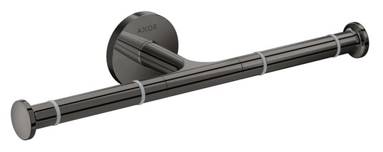 Паперотримач подвійний Axor Universal Circular, Polished Black Chrome (42857330) Паперотримачі Axor