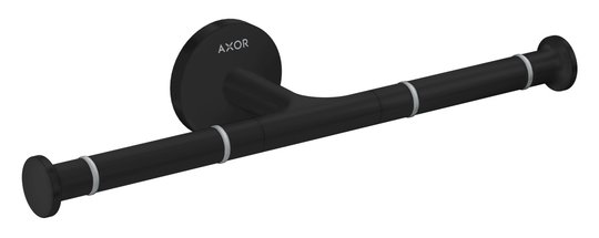 Паперотримач подвійний Axor Universal Circular, Matt Black (42857670) Паперотримачі Axor