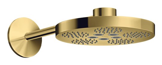 Верхний душ Axor One 280 мм 2jet, Polished Gold Optic (48492990) Верхние души Золото