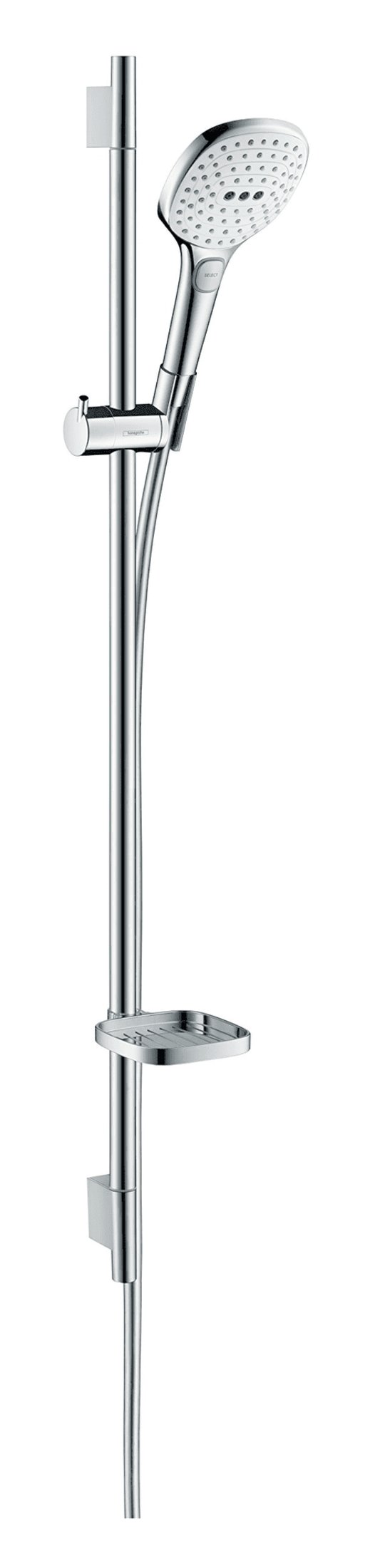 Душовий набір Hansgrohe Raindance Select E 120 EcoSmart / Unica's Puro 0.9 (26623400) Душові набори Хром-білий