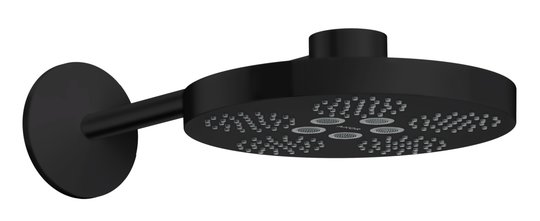 Верхний душ Axor One 280 мм 2jet, Matt Black (48492670) Верхние души Черный, Черный матовый