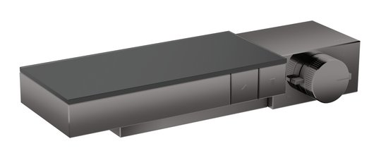 Термостатичний змішувач Axor Edge, Polished Black Chrome (46240330) Для ванни, Для душа Чорний глянсовий 